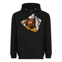 Black chocolate package Heavyweight Hoodie - AdoDesignShop