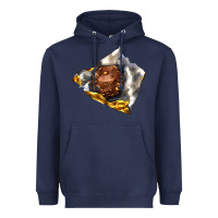 Navy chocolate package Heavyweight Hoodie - AdoDesignShop