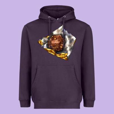 Chocolate Package Heavyweight Hoodie Designed By Adodesignshop