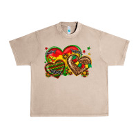 French Oak juneteenth heart Urban Heavy Tee - texasbilliewilder