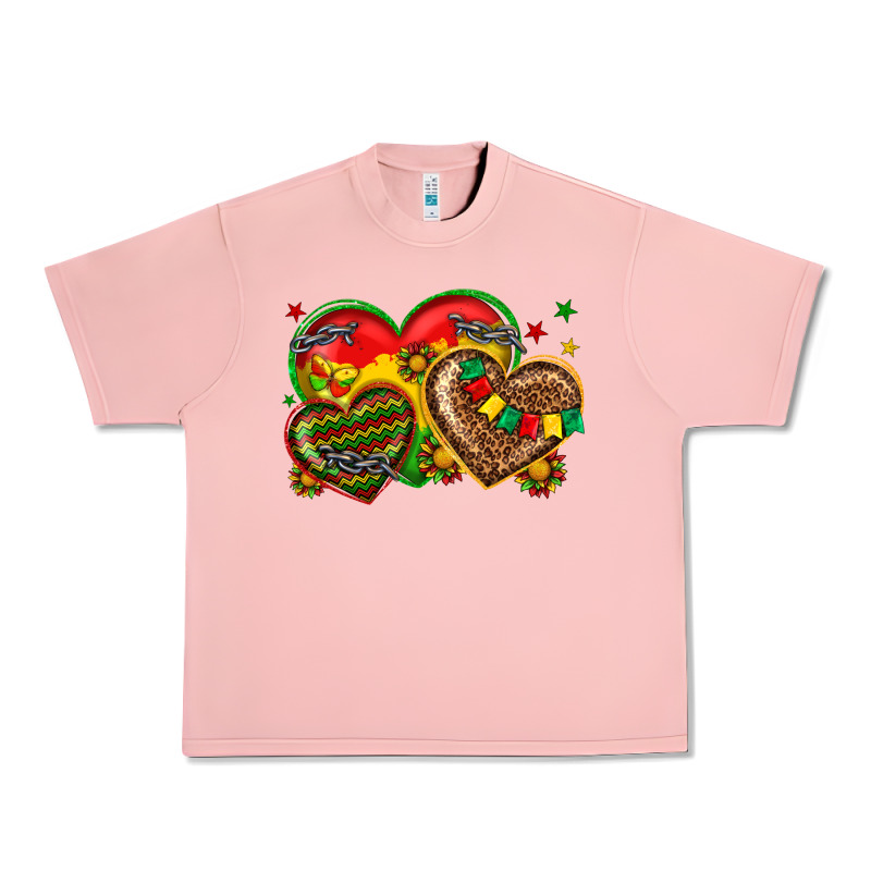 Juneteenth Heart Urban Heavy Tee by texasbilliewilder | Teevron