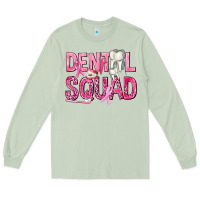 Matcha Dental Squad with Teeth Long Sleeve Tee - texasbilliewilder
