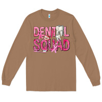 Toasted Coconut Dental Squad with Teeth Long Sleeve Tee - texasbilliewilder