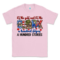 Bubblegum Pink It's the guts and it's the glory a hundred stripes Classic Tee - Neo Western