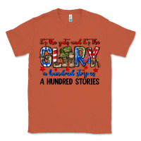 Copper It's the guts and it's the glory a hundred stripes Classic Tee - Neo Western