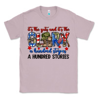 Lilac It's the guts and it's the glory a hundred stripes Classic Tee - Neo Western