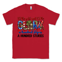 Red It's the guts and it's the glory a hundred stripes Classic Tee - Neo Western