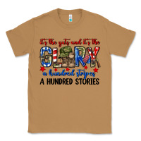 Toasted Coconut It's the guts and it's the glory a hundred stripes Classic Tee - Neo Western