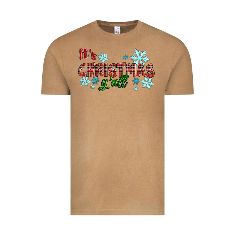 It's Christmas Y'all Season Winter Vintage Tee by RanaPortraitStore | Teevron