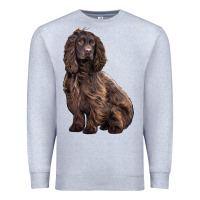 Heather Grey Boykin Spaniel Dog Premium Sweatshirt - LillyAllenDesigns