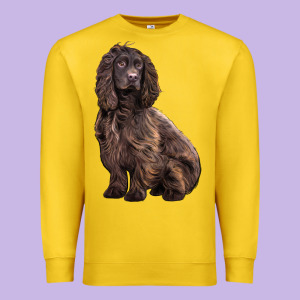 Boykin Spaniel Dog Premium Sweatshirt Designed By Lillyallendesigns