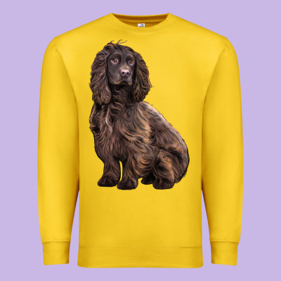 Boykin Spaniel Dog Premium Sweatshirt Designed By Lillyallendesigns