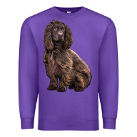 Purple Boykin Spaniel Dog Premium Sweatshirt - LillyAllenDesigns