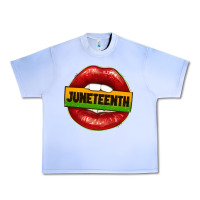 Grape Ice juneteenth lips Urban Heavy Tee - texasbilliewilder