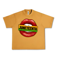Peanut Butter juneteenth lips Urban Heavy Tee - texasbilliewilder