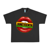 Pigment Black juneteenth lips Urban Heavy Tee - texasbilliewilder