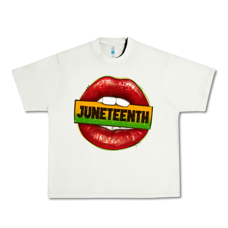 Juneteenth Lips Urban Heavy Tee by texasbilliewilder | Teevron