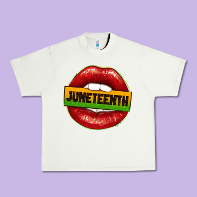 Urban Heavy Tee juneteenth lips