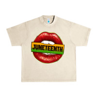 Sandshell juneteenth lips Urban Heavy Tee - texasbilliewilder