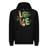 Black plant love Premium Hoodie - NancyCooperArtShop