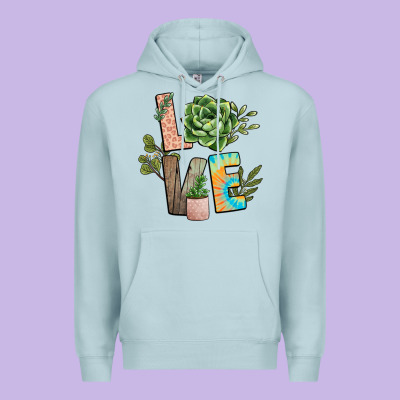 Plant Love Premium Hoodie Designed By Nancycooperartshop