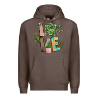 Coffee plant love Premium Hoodie - NancyCooperArtShop