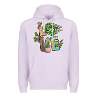Lilac plant love Premium Hoodie - NancyCooperArtShop