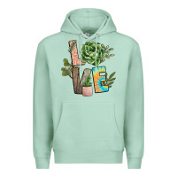 Seafoam plant love Premium Hoodie - NancyCooperArtShop