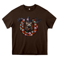 Chocolate Brown halloween donkey Heavy Core Tee - SublimationCraftShop