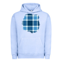 Pigment Grape Ice Winter Tartan Patch Urban Hoodie - BundleAndBundleShop