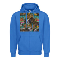 True Royal western two cute heifers seamless pattern Zipper Hoodie - HRA Design Shop