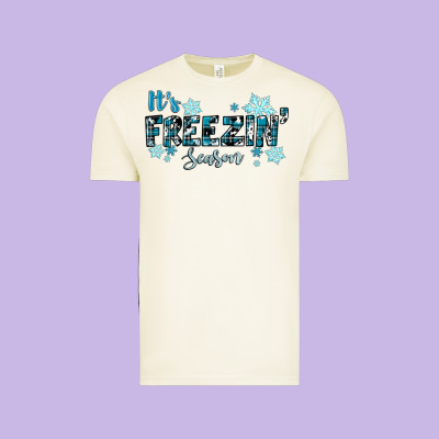 Vintage Tee It's Freezin Season Winter
