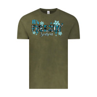 Vintage Olive It's Freezin Season Winter Vintage Tee - RanaPortraitStore