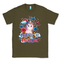 Army Green Merica is magical 4th of july Classic Tee - CowGirlArtShop