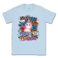 Dusty Blue Merica is magical 4th of july Classic Tee - CowGirlArtShop
