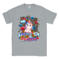 Heather Grey Merica is magical 4th of july Classic Tee - CowGirlArtShop
