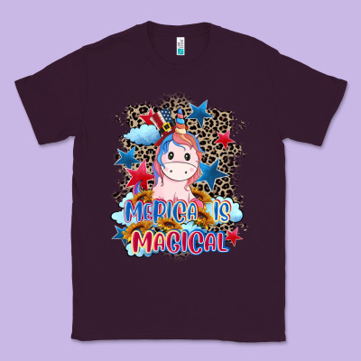 Merica Is Magical 4th Of July Classic Tee Designed By Cowgirlartshop