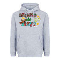 Heather Grey drinko de mayo with margarita and  sombrero Heavyweight Hoodie - Artiststas