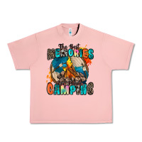 Salmon the best memories are made camping Urban Heavy Tee - Zillion Design Studio