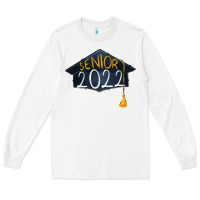 White senior 2022 graduation cap Long Sleeve Tee - RanaPortraitStore
