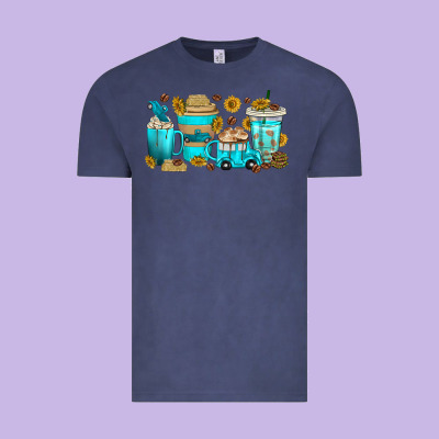 Truck Coffee Cups Vintage Tee Designed By Texasbilliewilder