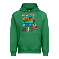 Emerald Just A Girl Who Loves Country Music Urban Hoodie - BundleAndBundleShop