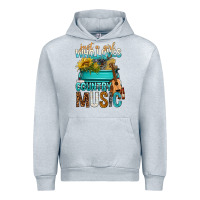 Heather Grey Just A Girl Who Loves Country Music Urban Hoodie - BundleAndBundleShop