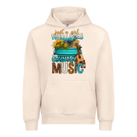 Sandshell Just A Girl Who Loves Country Music Urban Hoodie - BundleAndBundleShop