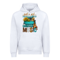 White Just A Girl Who Loves Country Music Urban Hoodie - BundleAndBundleShop