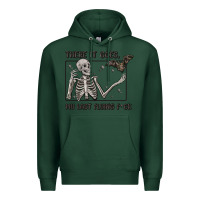 Sports Green there it goes my last flying fck Premium Hoodie - MaliasSmallBusiness
