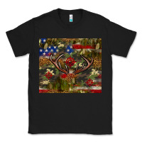 Black Hunting leopard USA flag tumbler 4th of july Classic Tee - Neo Western