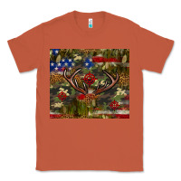 Copper Hunting leopard USA flag tumbler 4th of july Classic Tee - Neo Western