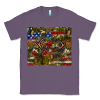 Lavender Hunting leopard USA flag tumbler 4th of july Classic Tee - Neo Western