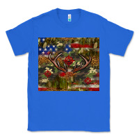 True Royal Hunting leopard USA flag tumbler 4th of july Classic Tee - Neo Western